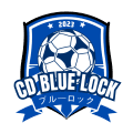 CD BLUE LOCK logo