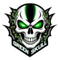 Green Skull logo